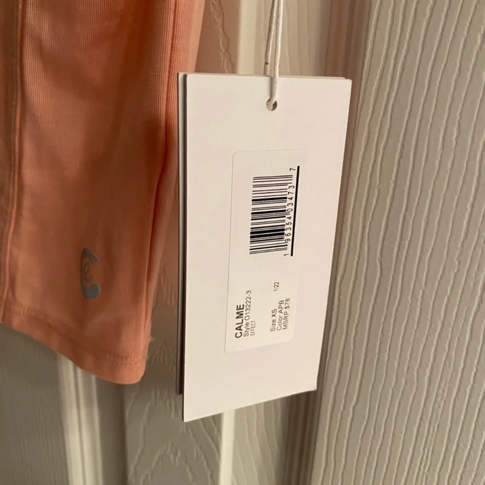 Johnny Was Calme Effect Women’s Orange Peach Top Size XS